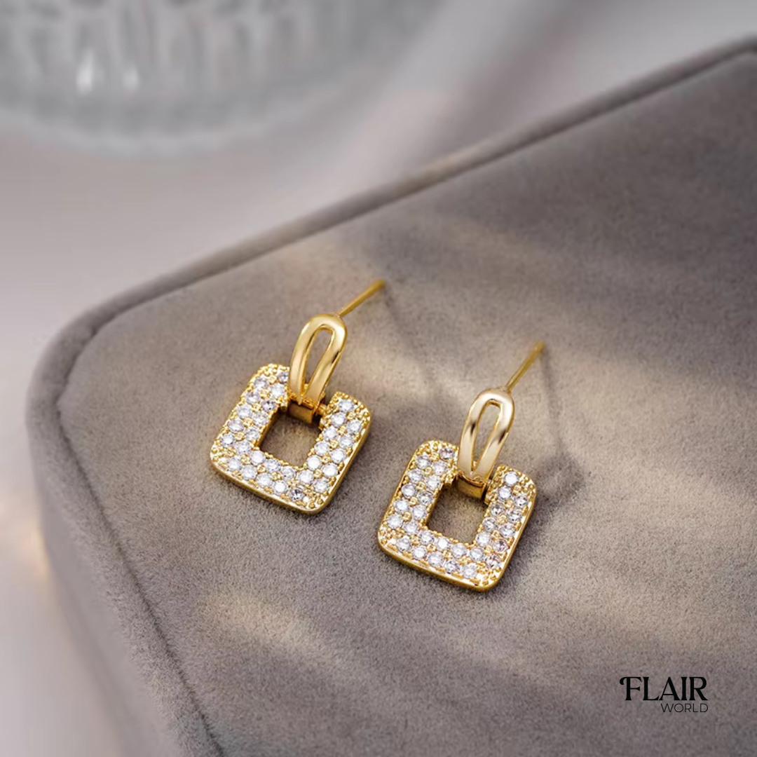 Kiara Square Studs