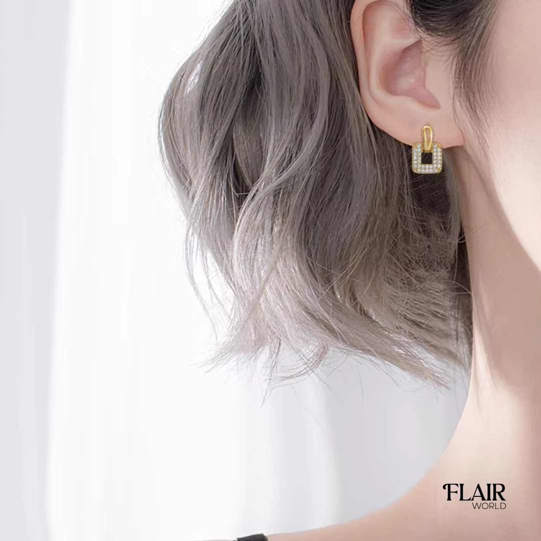 Kiara Square Studs