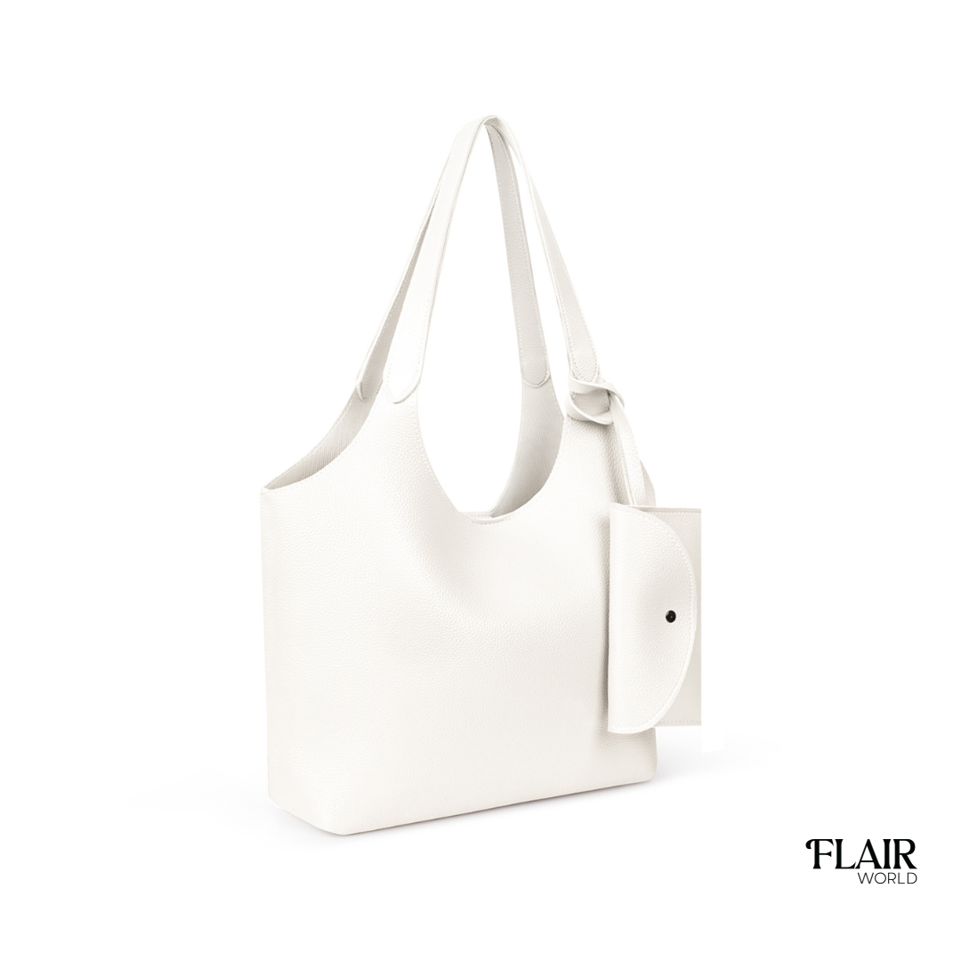 Sansa White Tote Bag