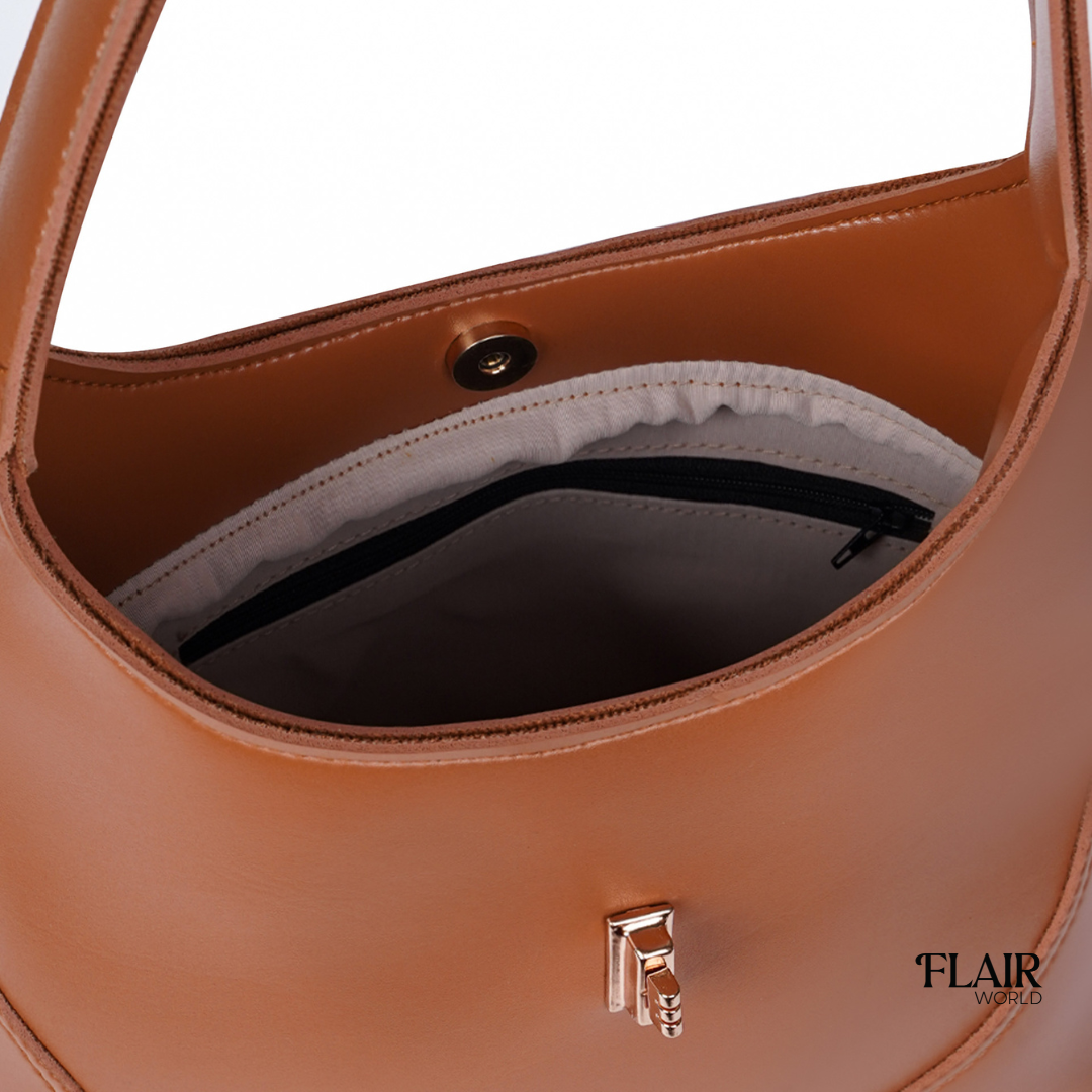 Mona Brown Hand Bag