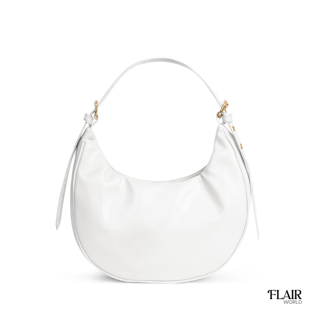Roseeta White Hobo Bag