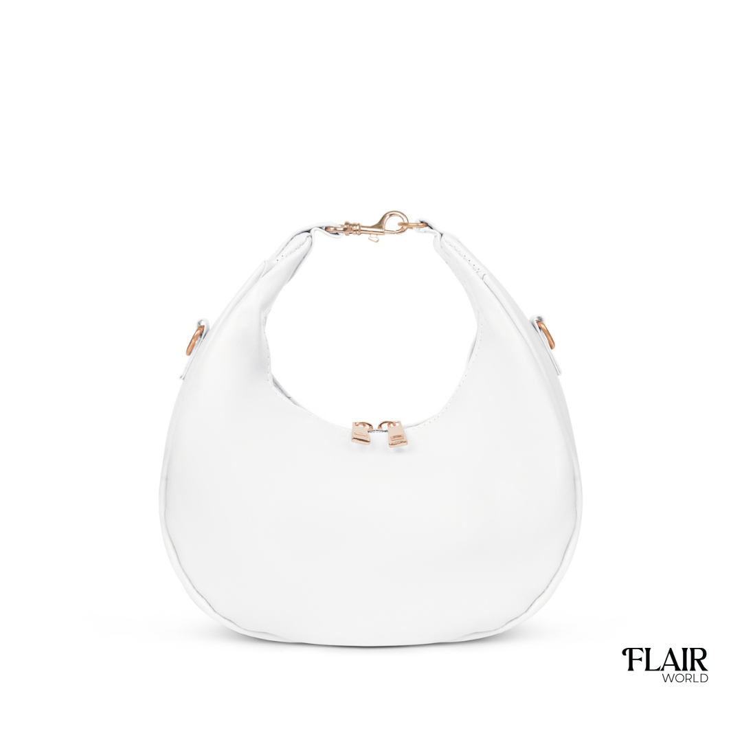 Lamaya White Hobbo Bag