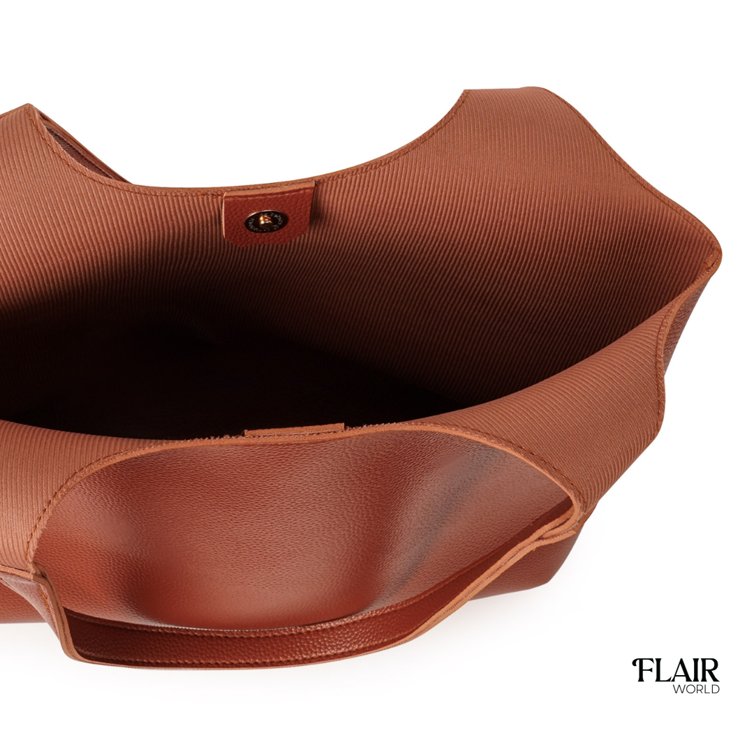 Sansa Brown Tote Bag
