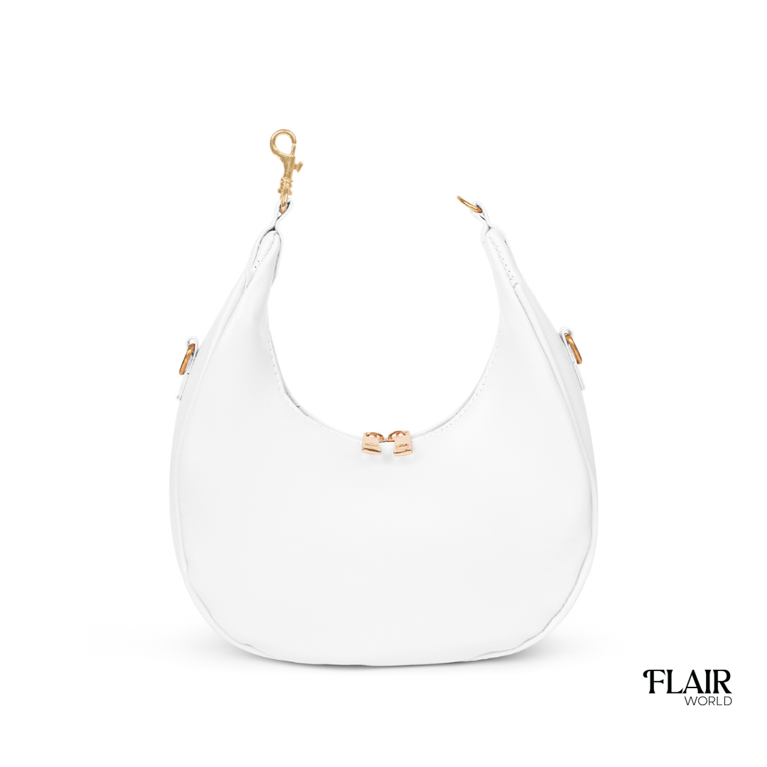 Lamaya White Hobbo Bag