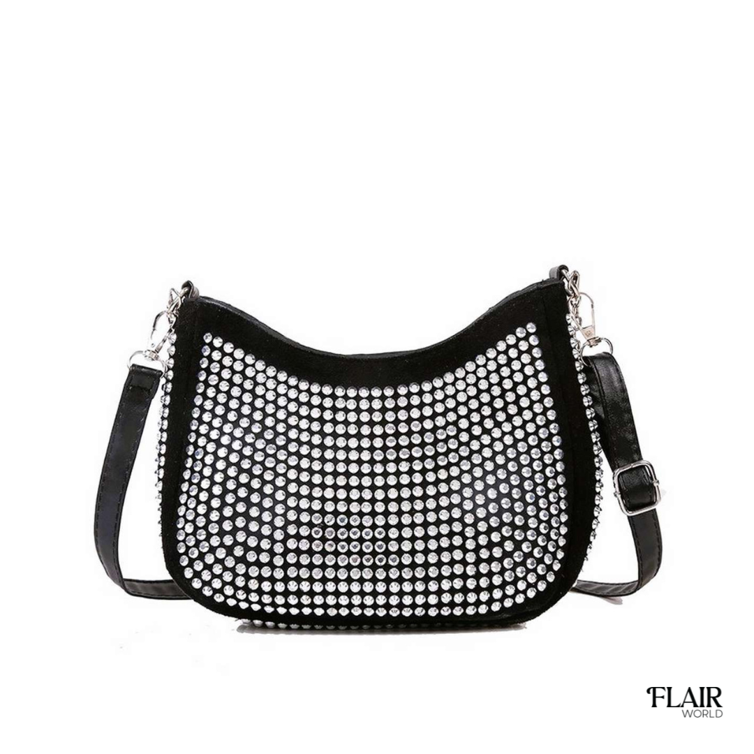 Linda Black Mini Bling Bag
