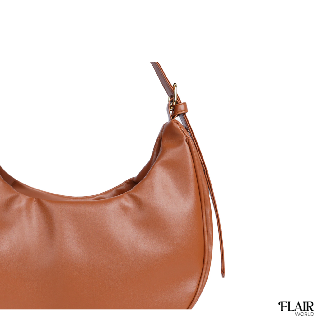 Roseeta Brown Hobo Bag