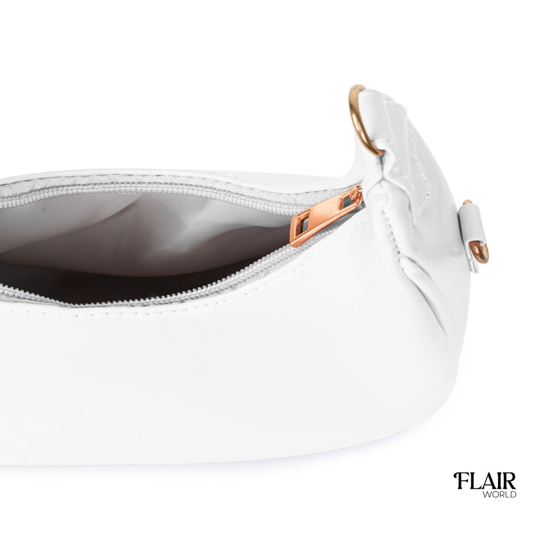 Lamaya White Hobbo Bag