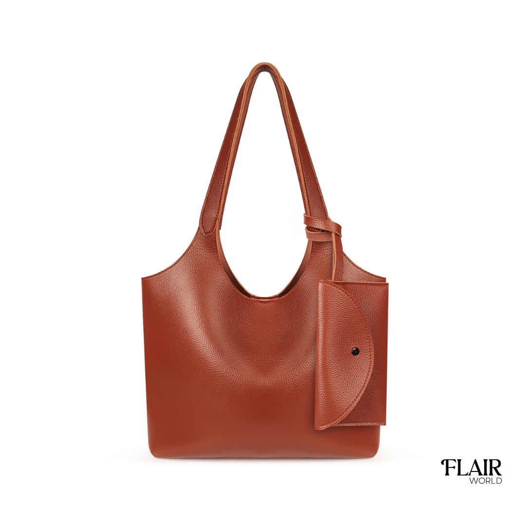 Sansa Brown Tote Bag