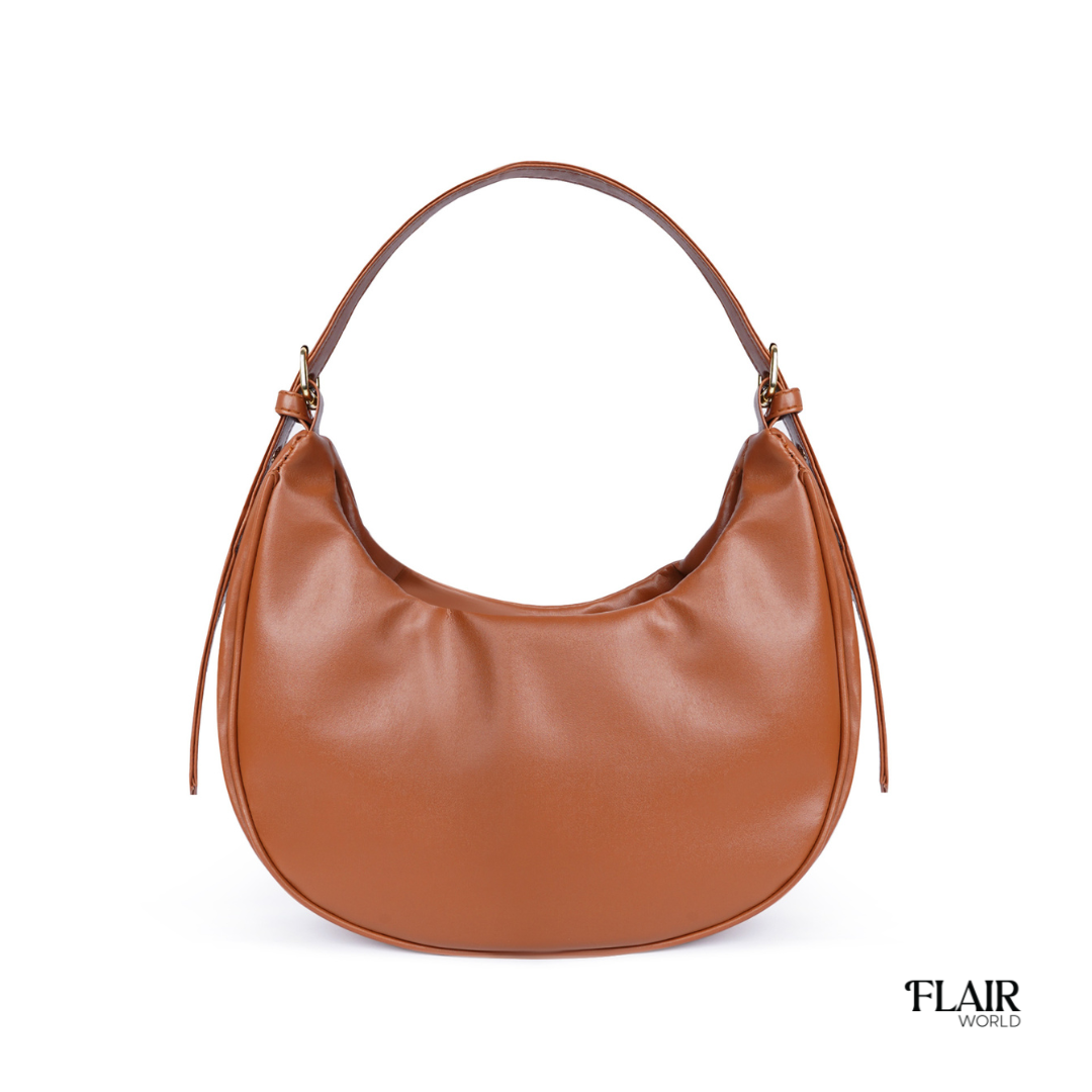 Roseeta Brown Hobo Bag