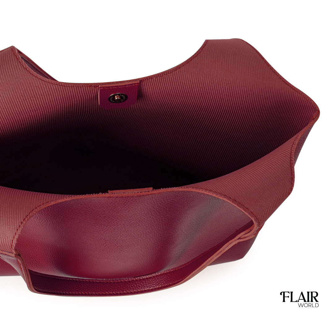 Sansa Maroon Tote Bag