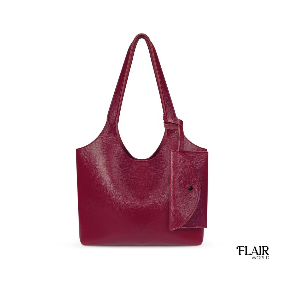 Sansa Maroon Tote Bag