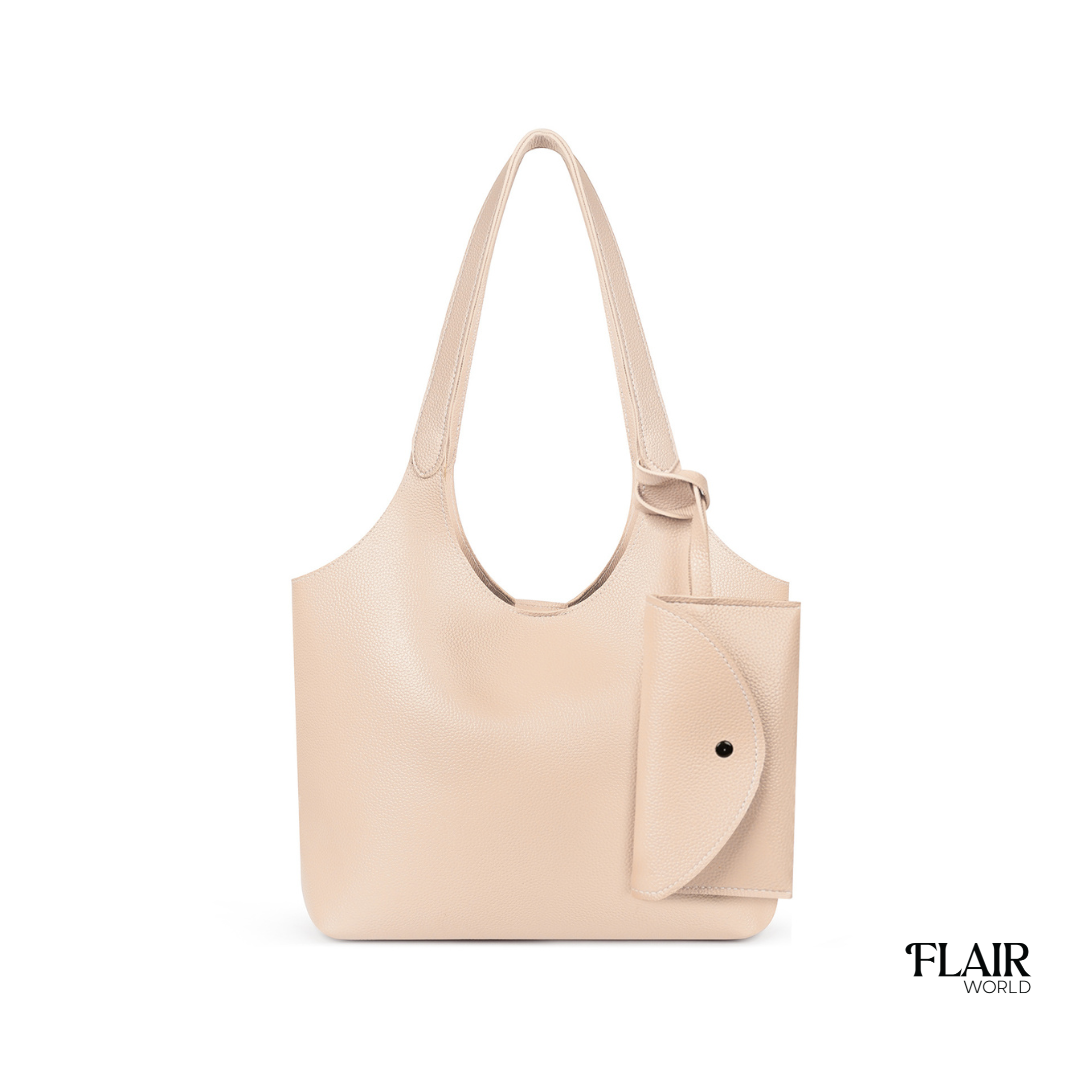 Sansa Beige Tote Bag