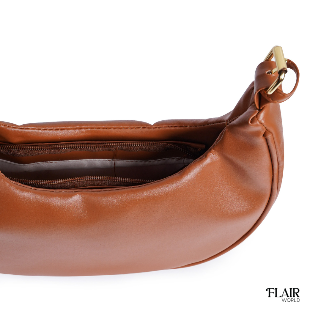 Roseeta Brown Hobo Bag