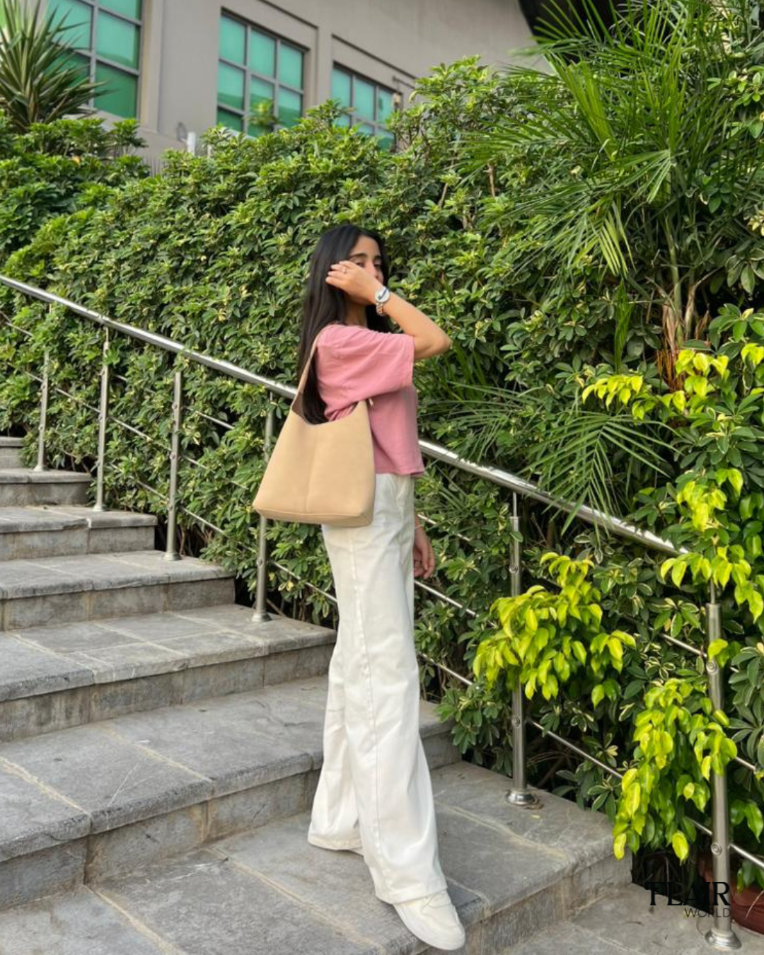 Rachel Beige Hand Bag