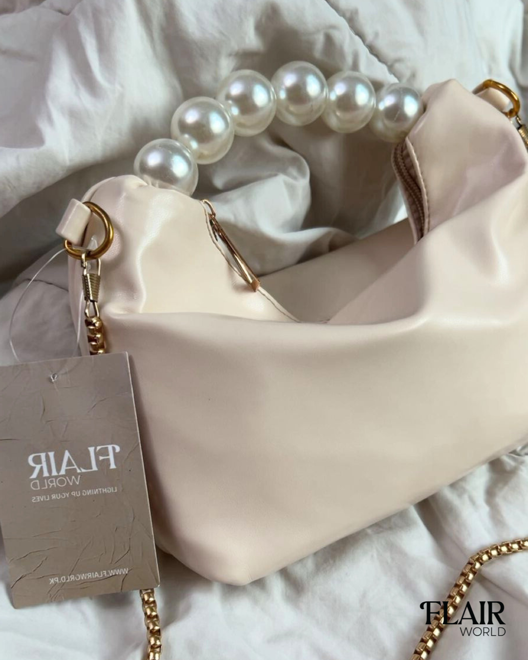 Camille Cream Bag