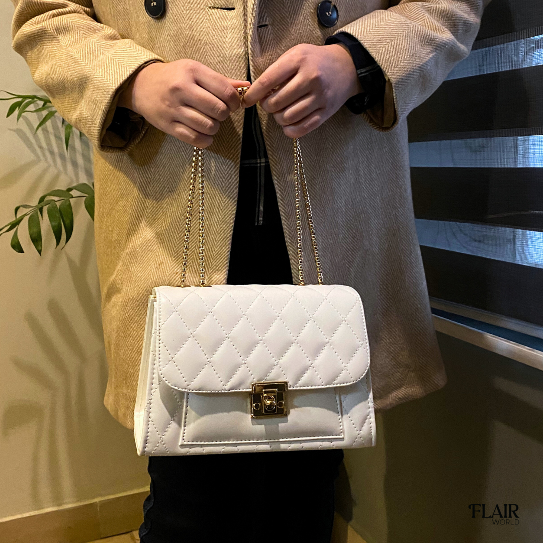 Clara White Bag