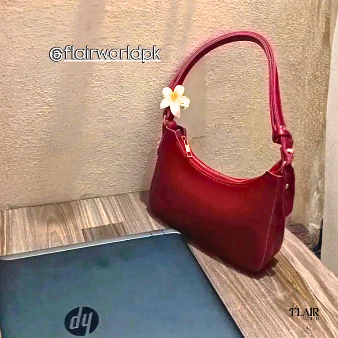 Tasia Maroon Shoulder Bag