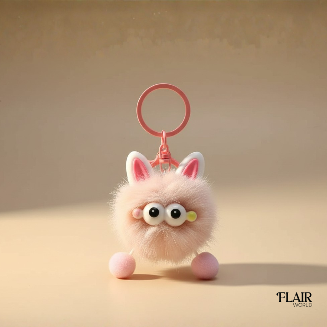 Mini Cat Pink Bag Charm