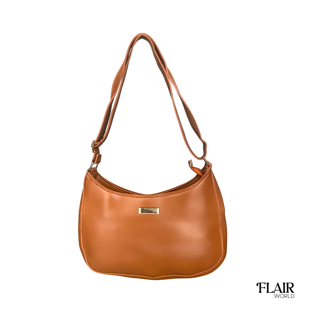 Daphne Brown Hobo Bag