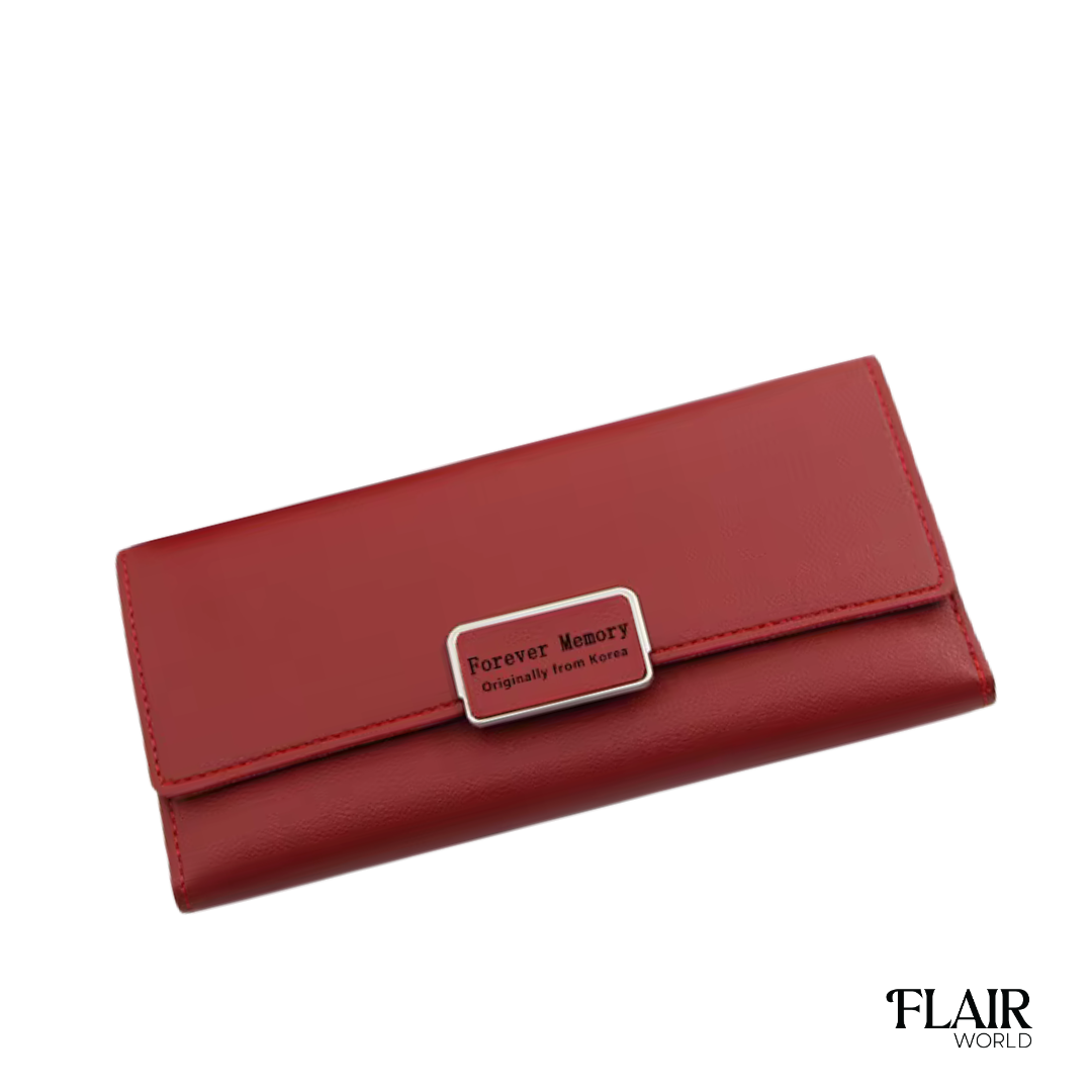 Evelyn Maroon Wallet