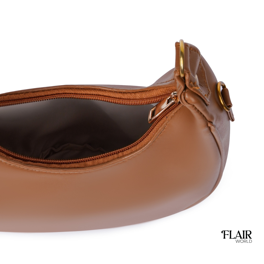 Lamaya Brown Hobbo Bag