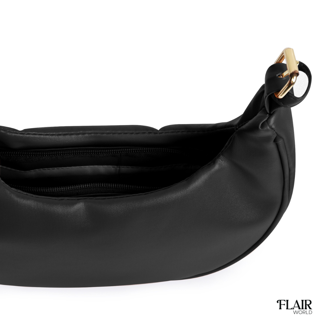 Roseeta Black Hobo Bag