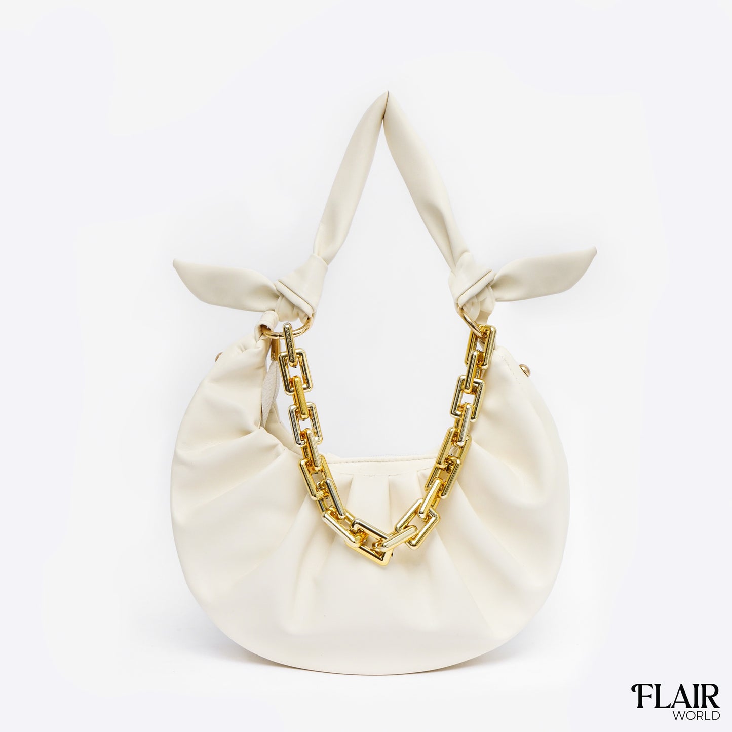Grace Cream Hobo Bag
