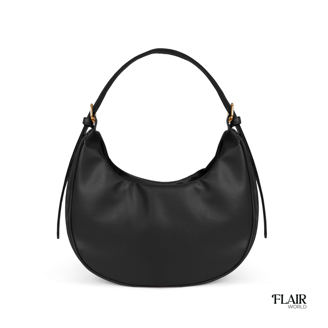 Roseeta Black Hobo Bag