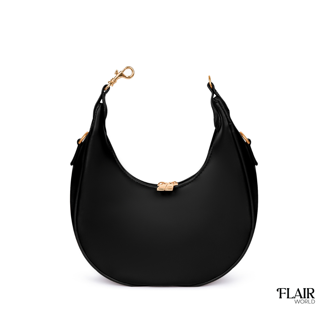 Lamaya Black Hobbo Bag