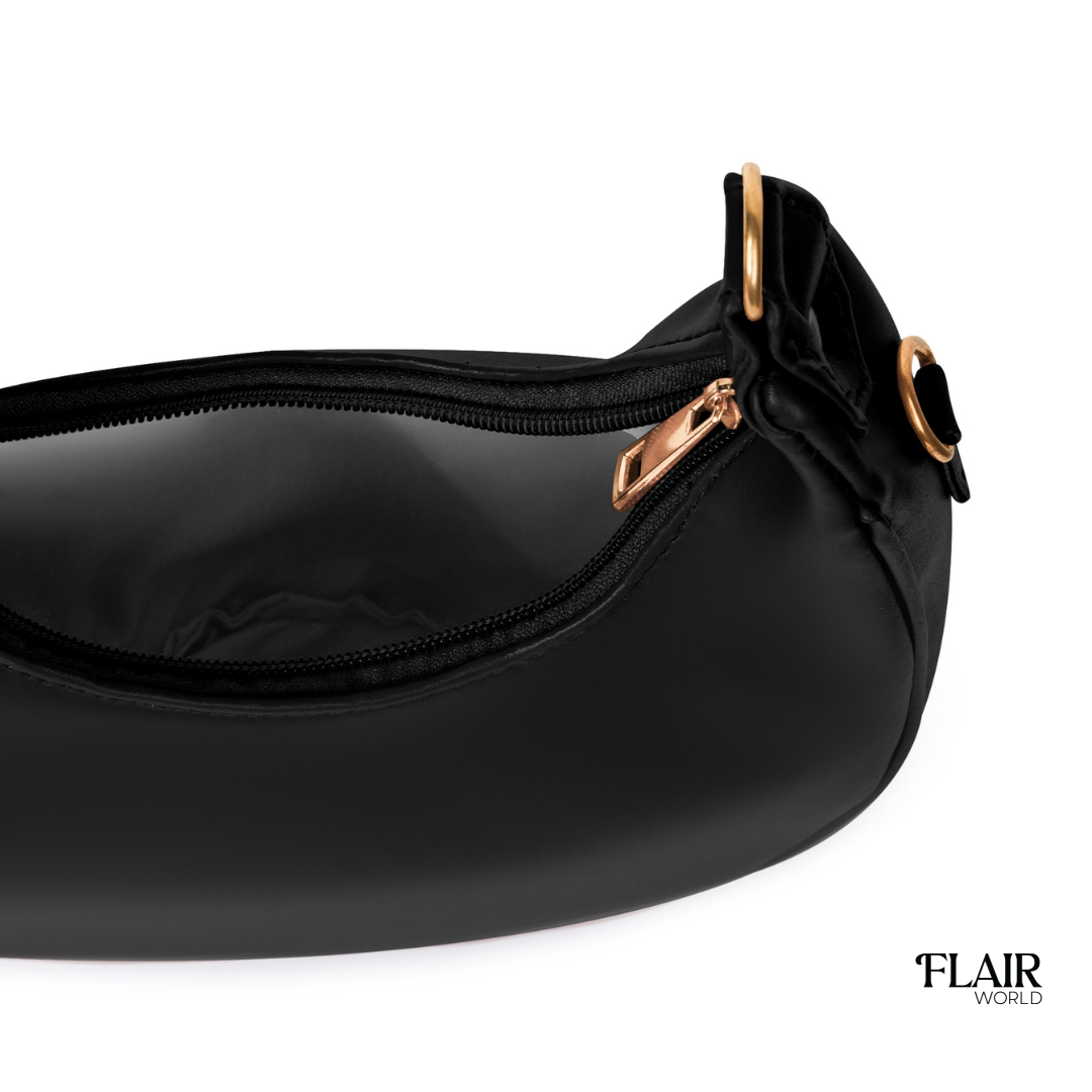 Lamaya Black Hobbo Bag