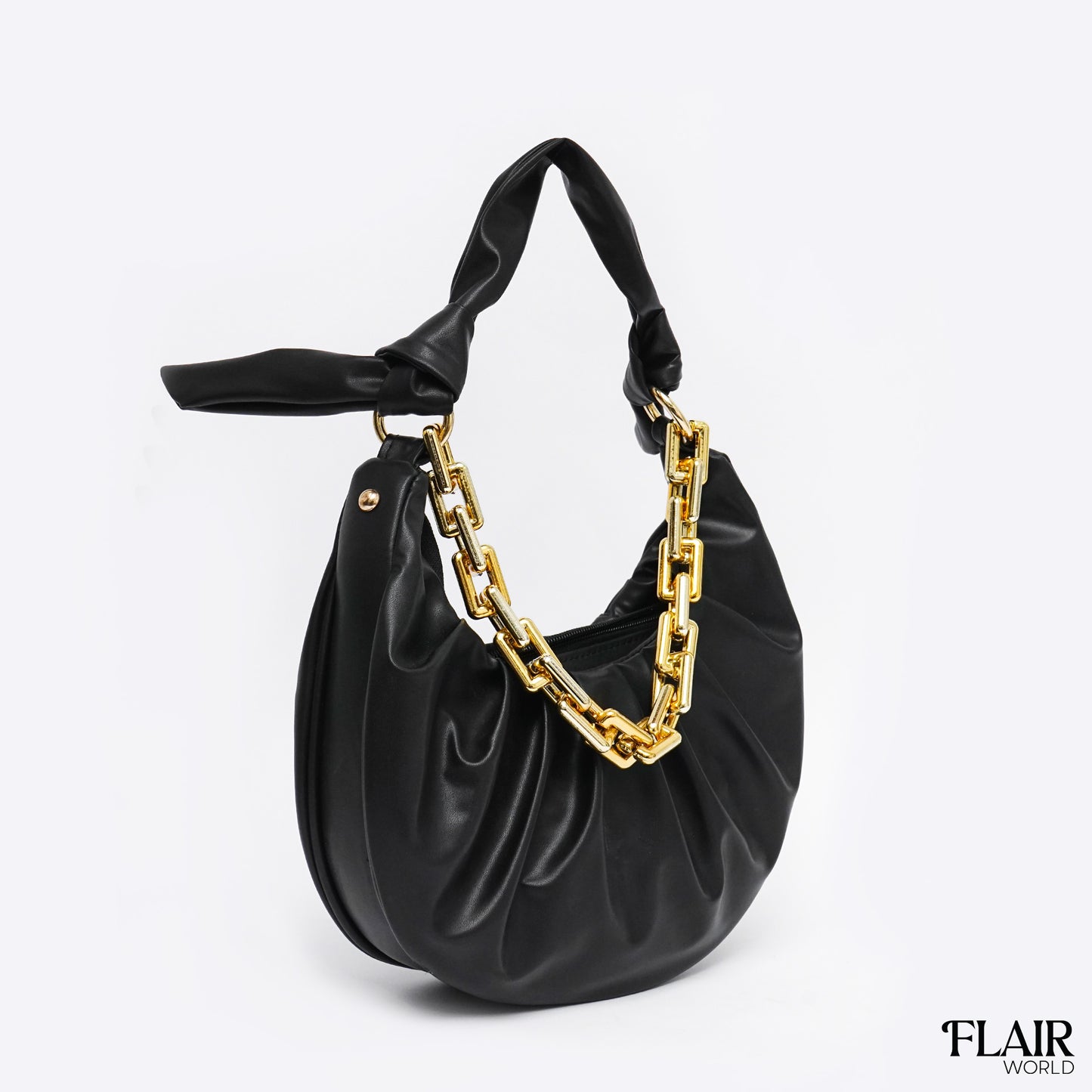 Grace Black Hobo Bag