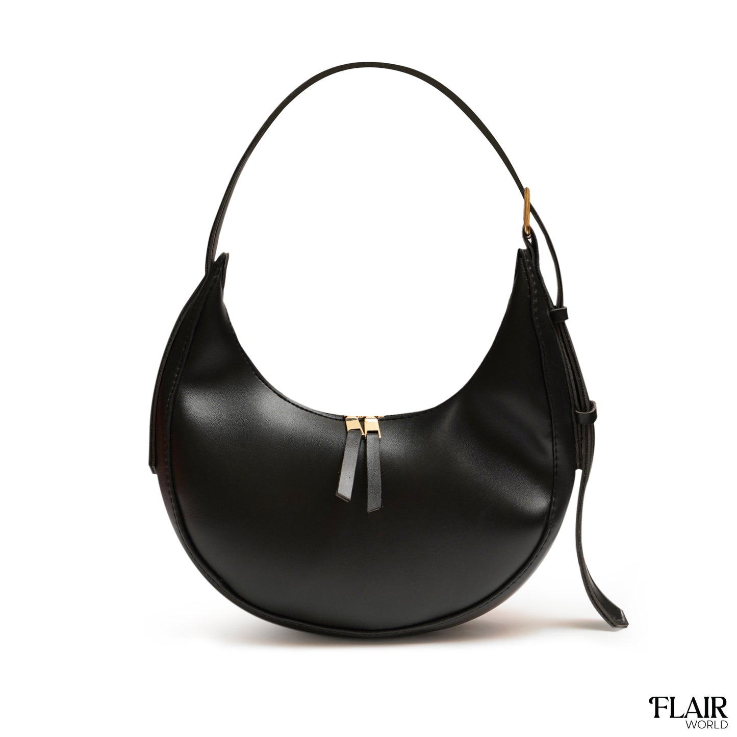 Claudia Black Hobo Bag
