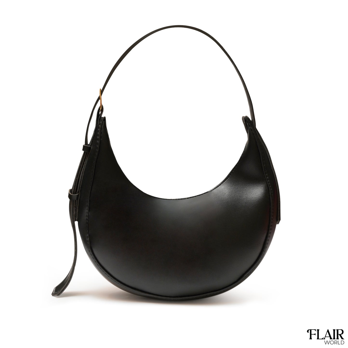 Claudia Black Hobo Bag