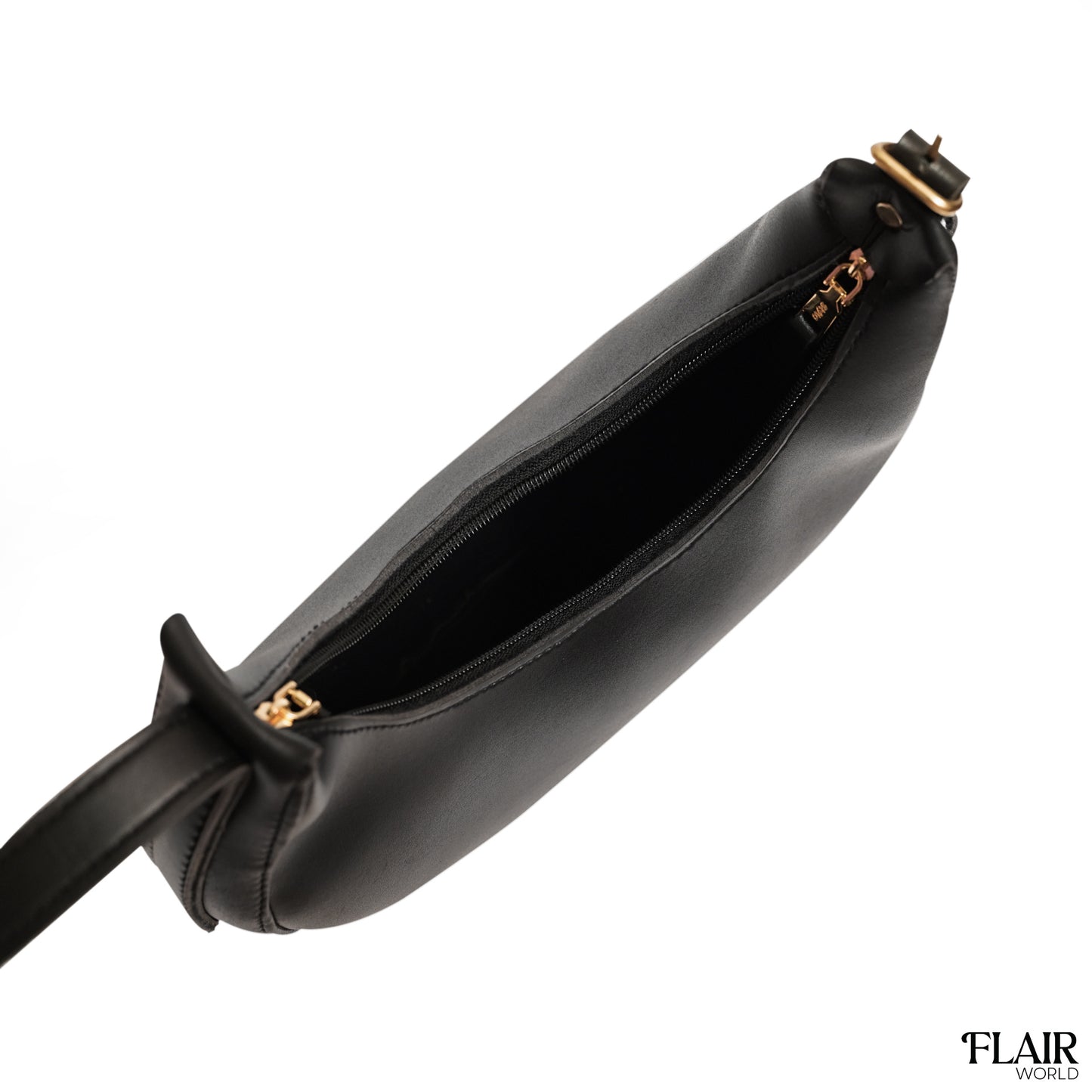 Claudia Black Hobo Bag