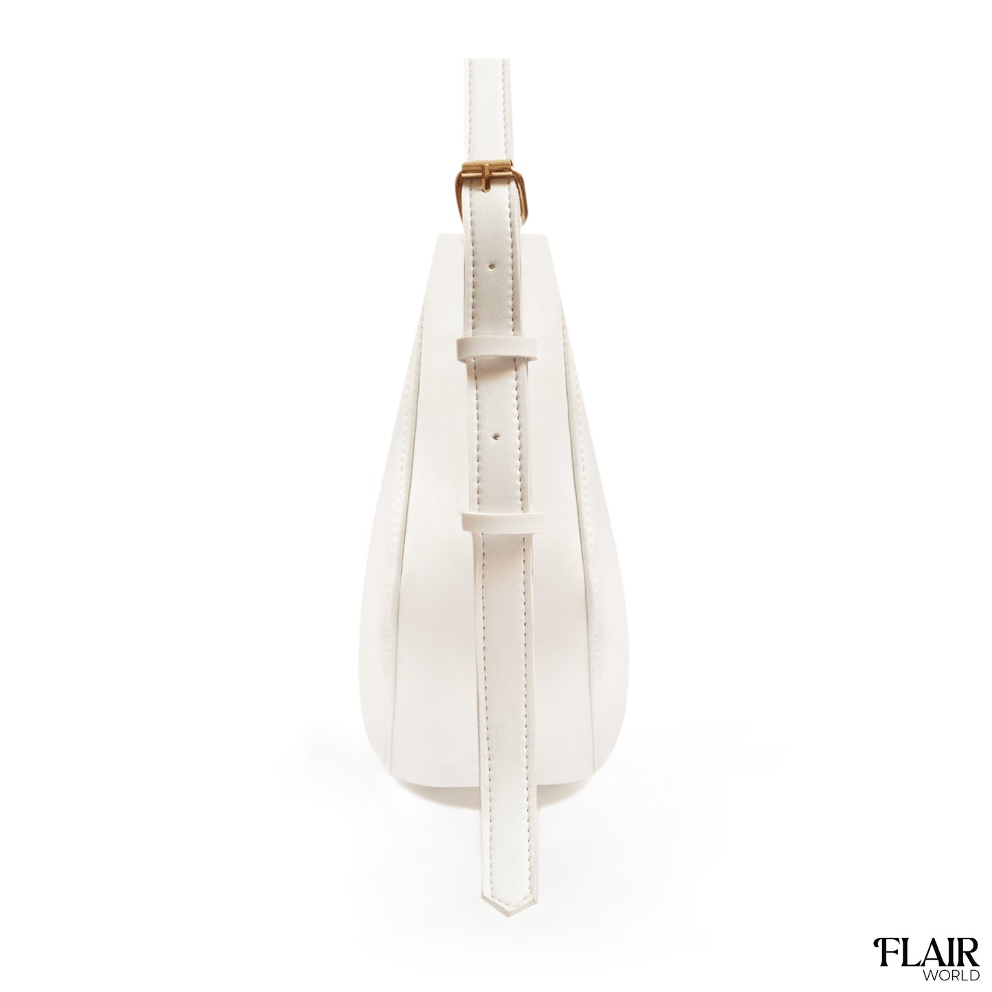 Claudia White Hobo Bag