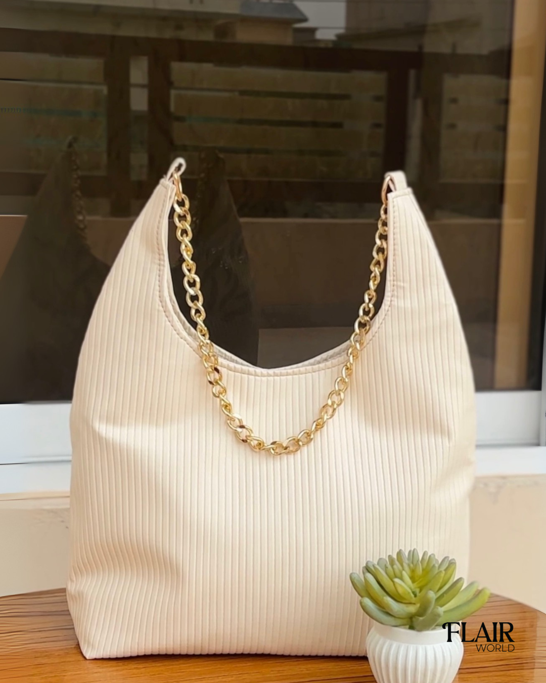 Emily Cream Tote Bag