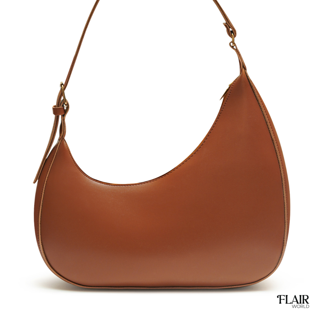 Alanna Brown Hobo Bag