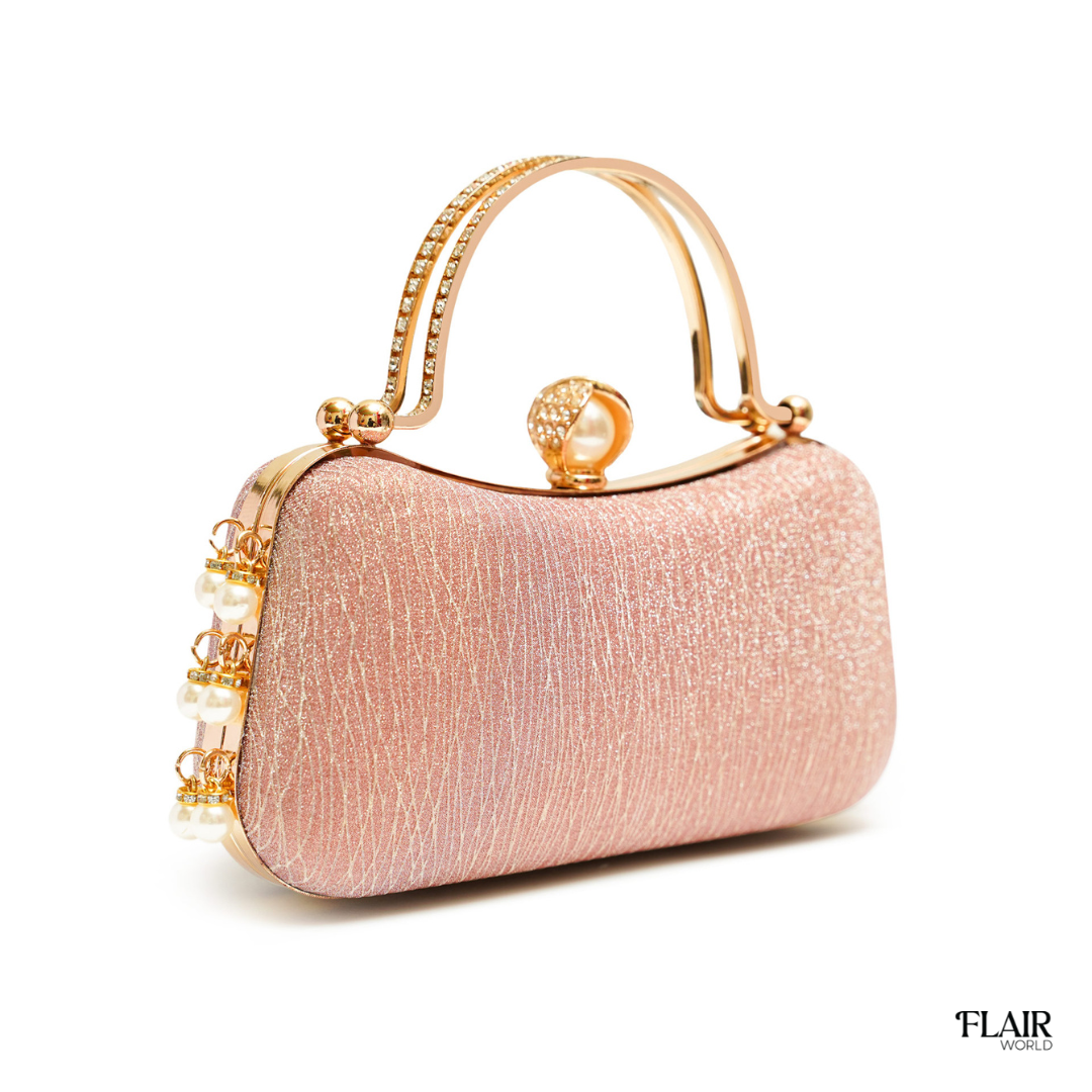 Leena Pink Clutch