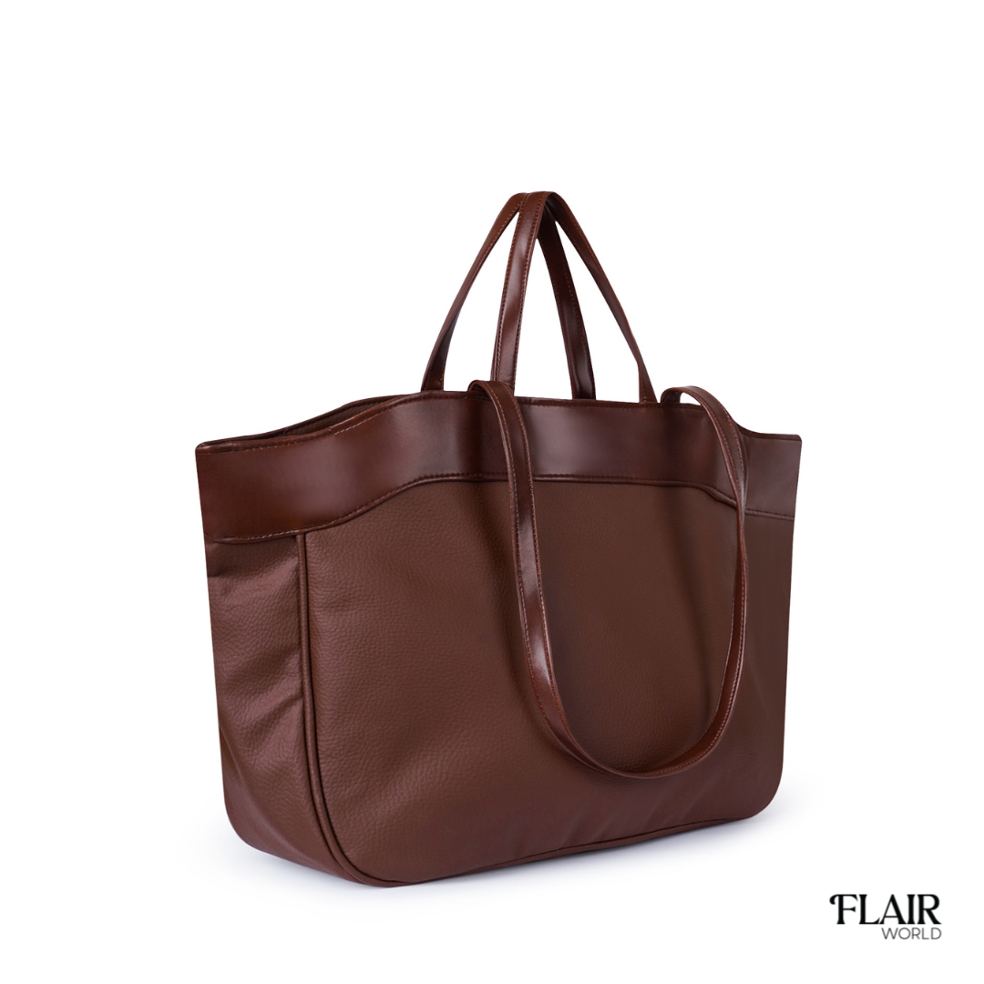 Alba Brown Tote Bag