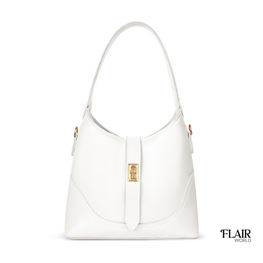 Mona White Hand Bag