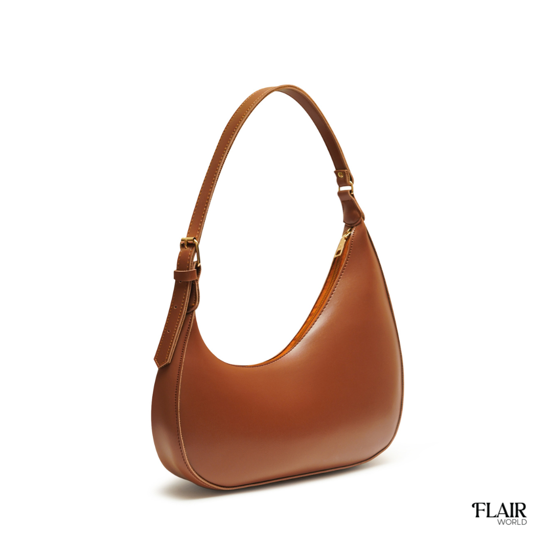 Alanna Brown Hobo Bag