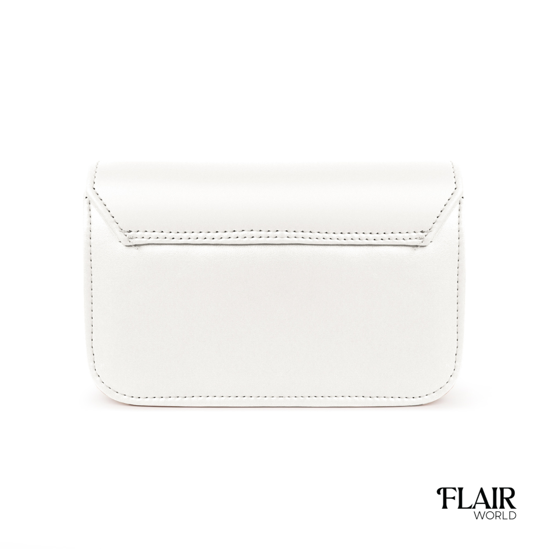 Georgia White Crossbody Bag