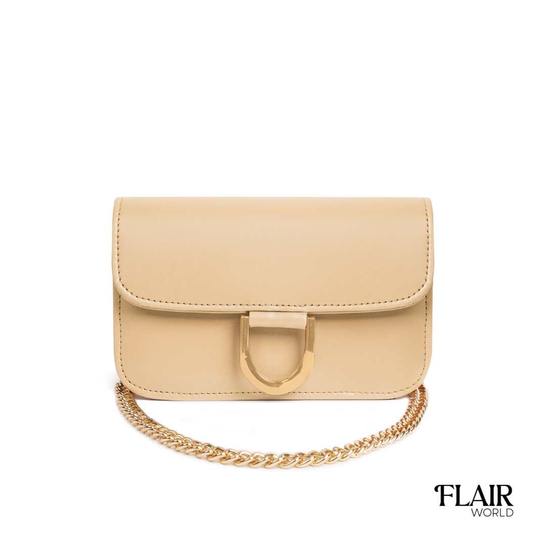 Georgia Beige Crossbody Bag