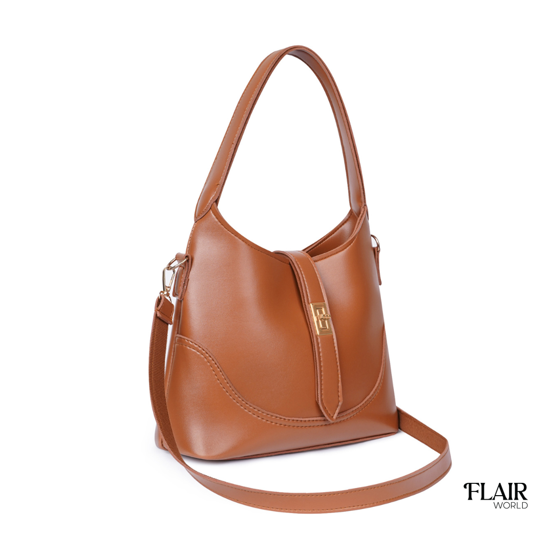 Mona Brown Hand Bag