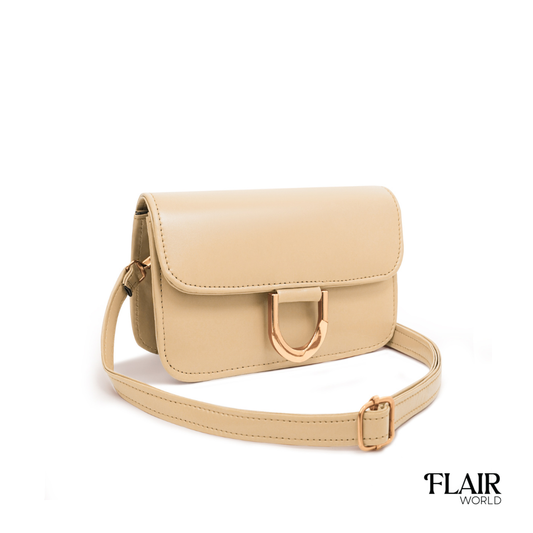 Georgia Beige Crossbody Bag