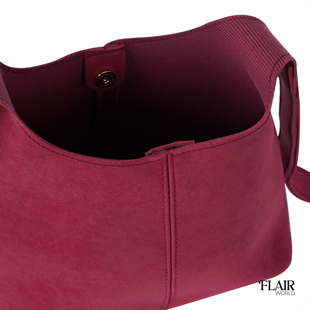 Rachel Maroon Hand Bag