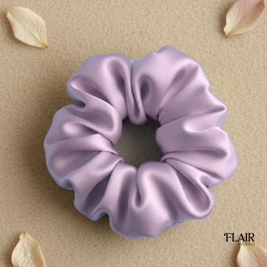 Light Purple Silk Scrunchie