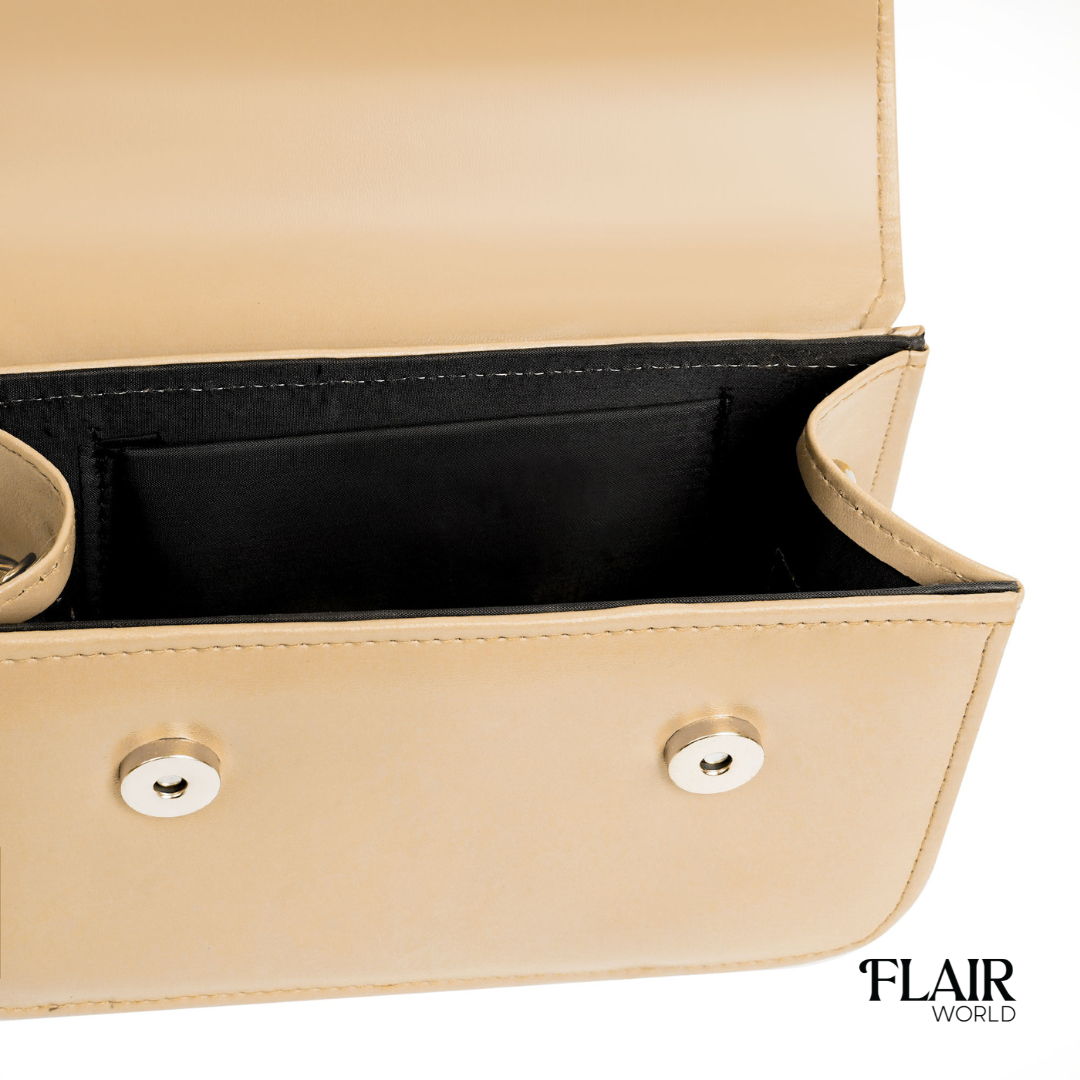 Georgia Beige Crossbody Bag