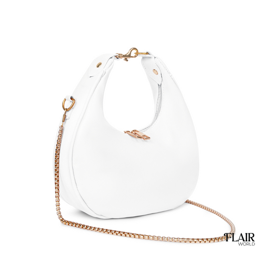 Lamaya White Hobbo Bag