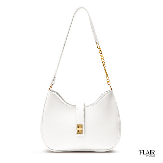 Hazel White Bag